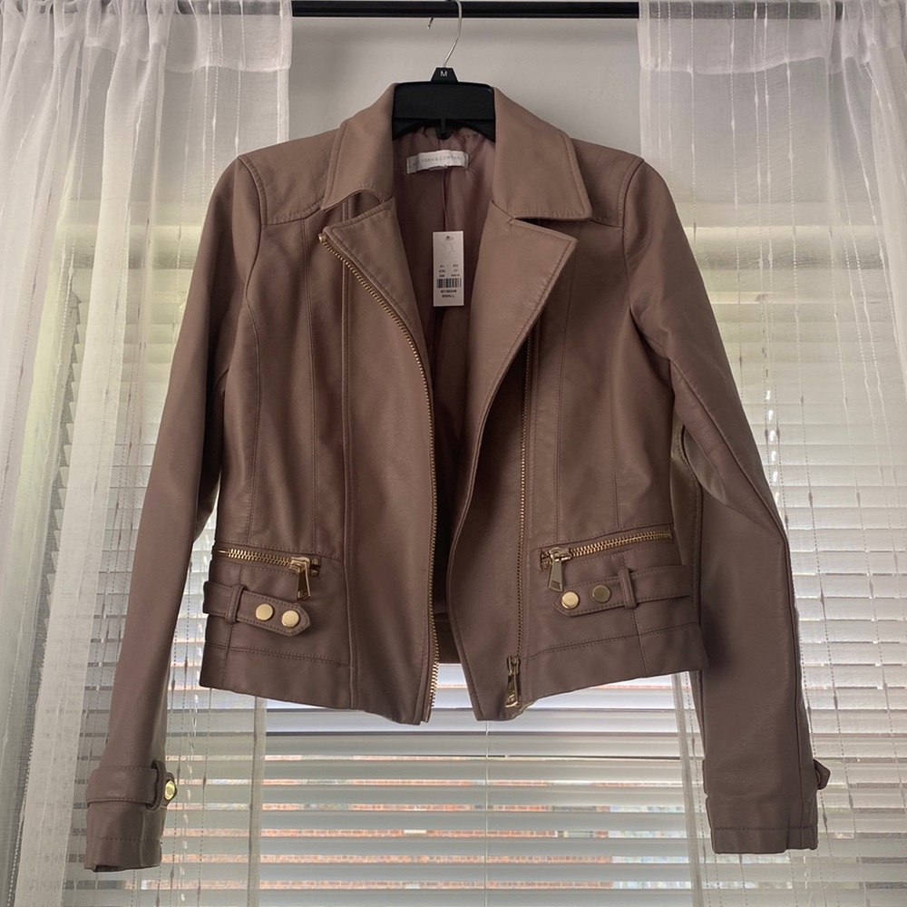 New York & Company Leather Jacket